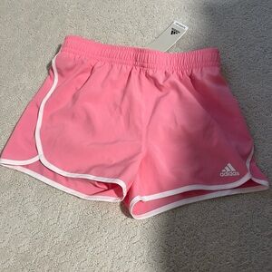 Adidas Women's Bright Pink Athletic Shorts